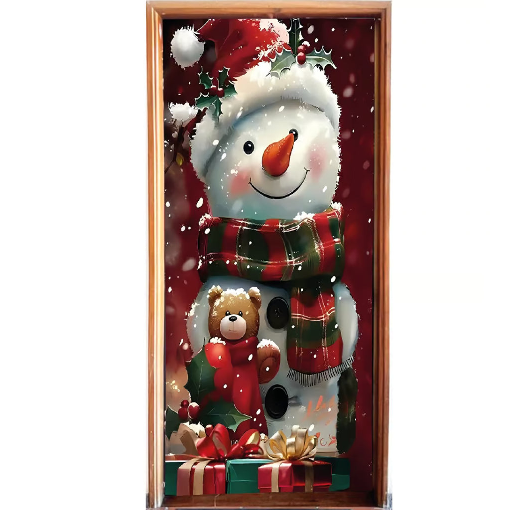 FUNDAS NAVIDEÑAS  PARA PUERTAS QUE ENAMORAN 🎄❤️”