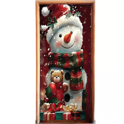 FUNDAS NAVIDEÑAS  PARA PUERTAS QUE ENAMORAN 🎄❤️”