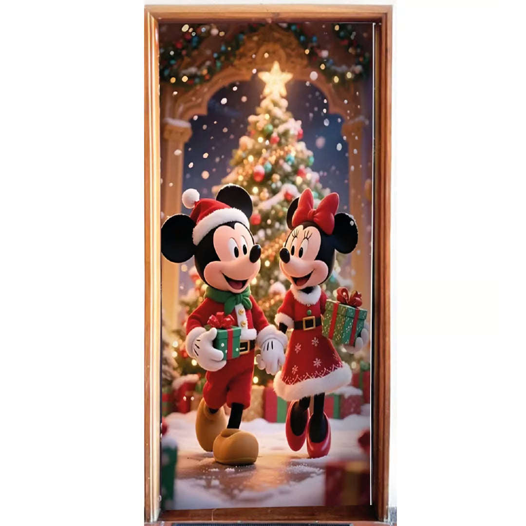 FUNDAS NAVIDEÑAS  PARA PUERTAS QUE ENAMORAN 🎄❤️”