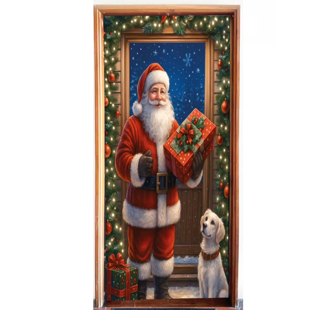 FUNDAS NAVIDEÑAS  PARA PUERTAS QUE ENAMORAN 🎄❤️”