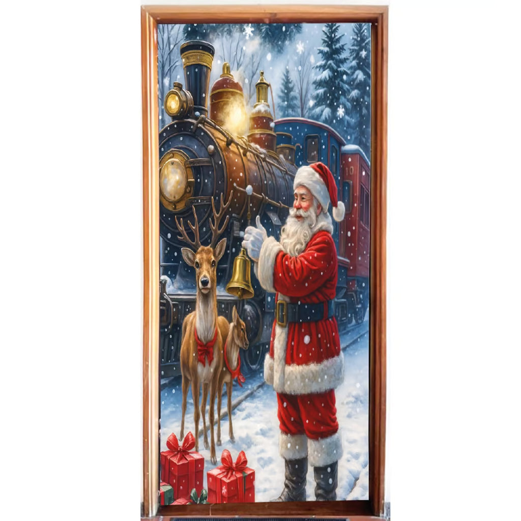 FUNDAS NAVIDEÑAS  PARA PUERTAS QUE ENAMORAN 🎄❤️”