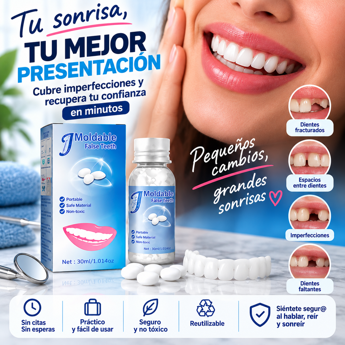 RESINA DENTAL MOLDEABLE