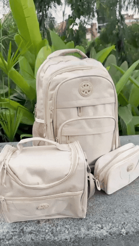 🎒🍱✏️ El combo ideal para clases, universidad y trabajo