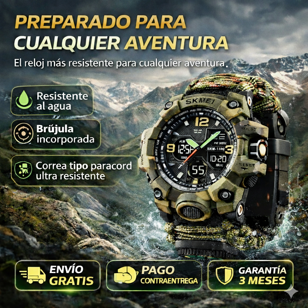 RELOJ DE SUPERVIVENCIA 1155🔒 CUANDO CONFÍAS EN TU RELOJ, TODO CAMBIA.