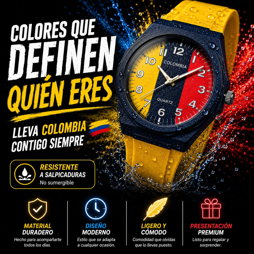 ✅ RELOJ PASIÓN TRICOLOR