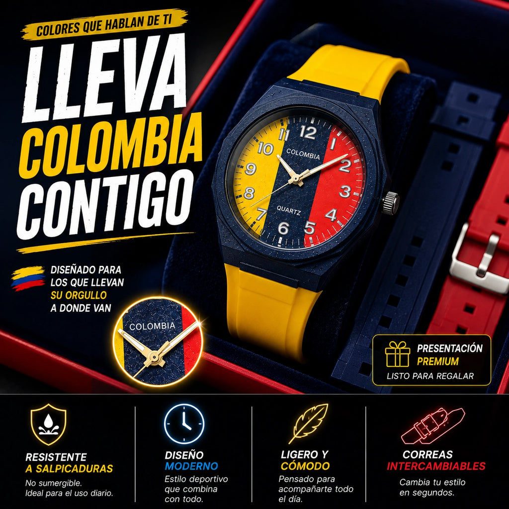 ✨ Reloj Pasión Tricolor